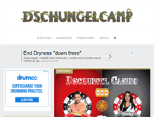 Tablet Screenshot of dschungel-camp.com